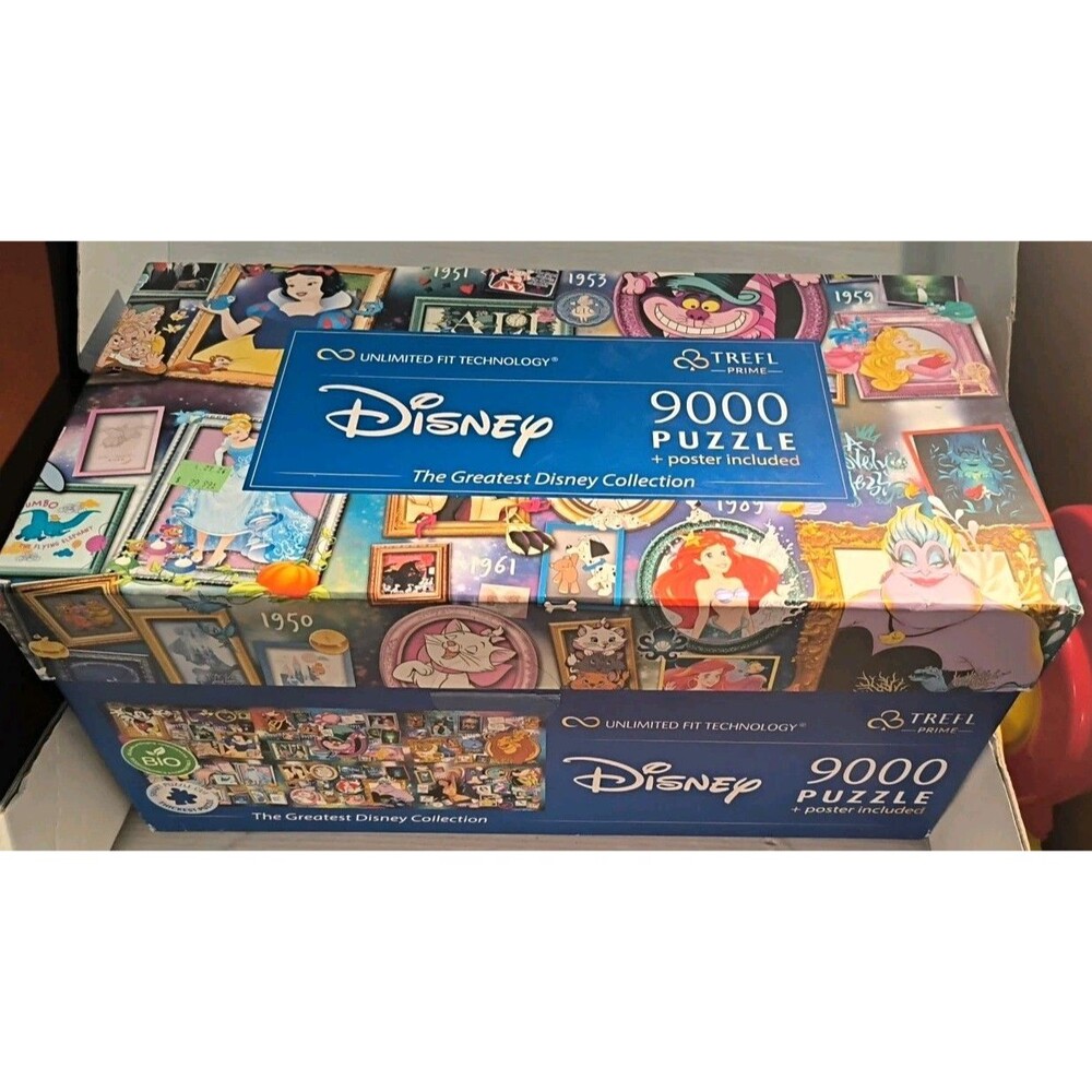 Trefl Prime 9000. Piece Puzzle - The Greatest Disney Collection OPEN BOX, READ